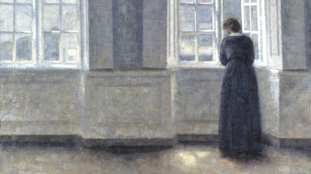 Vilhelm Hammershoi prints and canvas panels