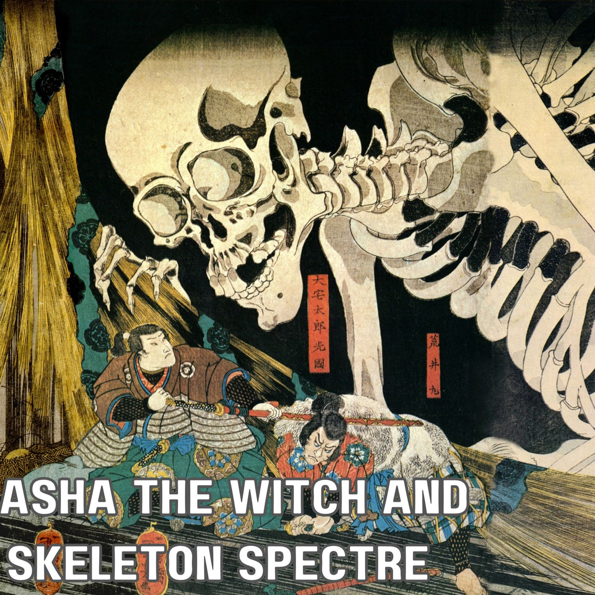 Japanese Art Takiyasha The Witch And The Skeleton Spectre
