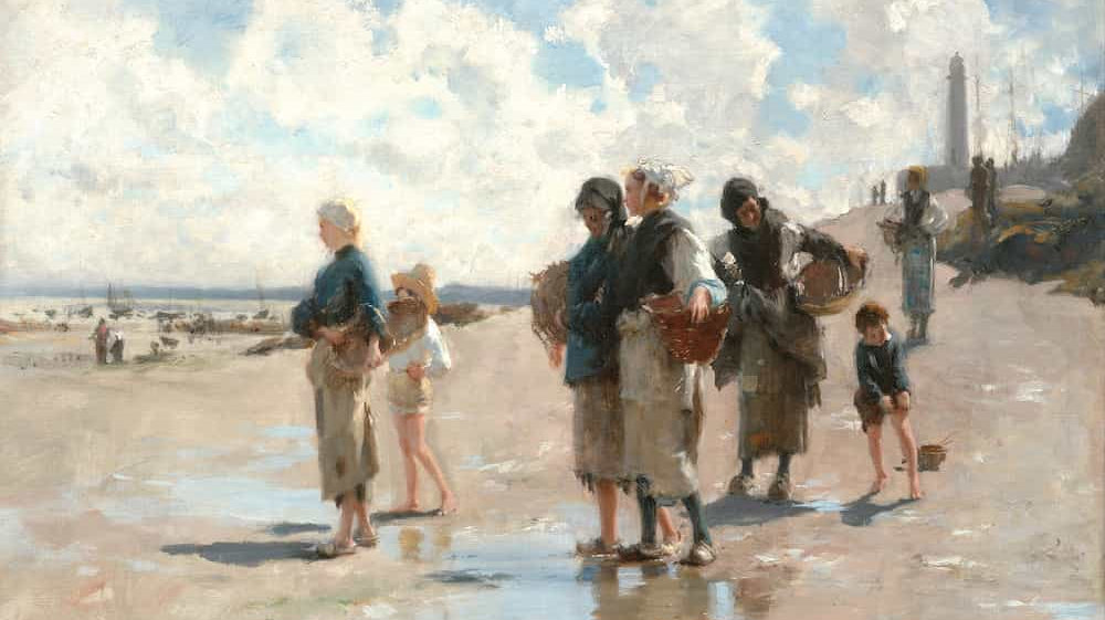 Beach Scenes, Sunshine and Sea Paintings