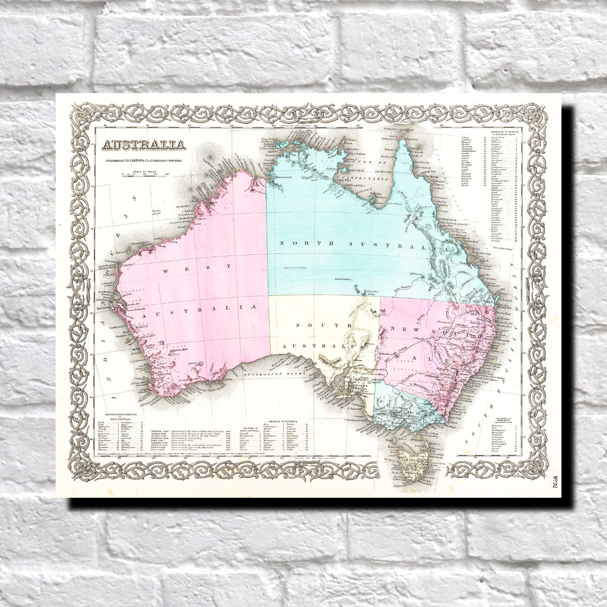 Vintage Map Prints - Fine Art Re-Prints at GalleryThane