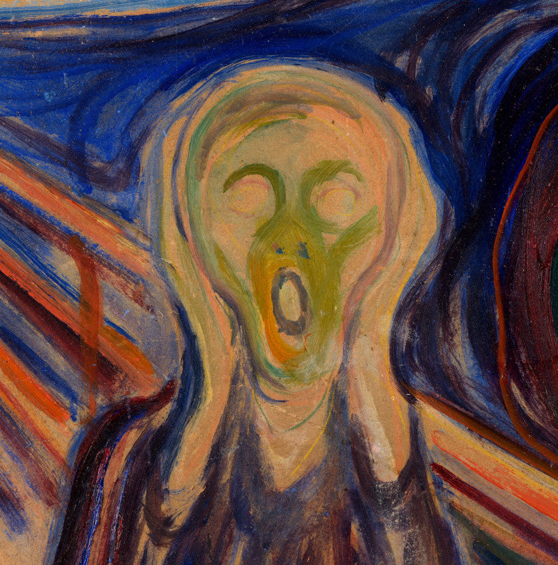  Scream Art Panel Art Poster Interior Edvard Munch