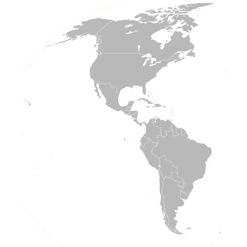 map of the americas