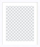 White Painted Wooden Frames For Prints - Landscape and Portrait Formats