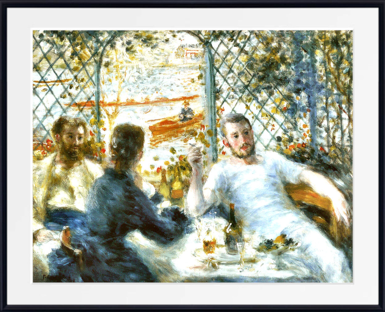 Renoir, Impressionist Fine Art Print, Lunch at the Restaurant Fournaise