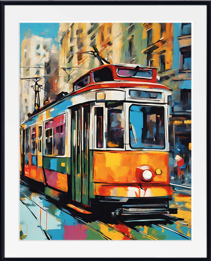 Pop Art Print - San Francisco Street Car 