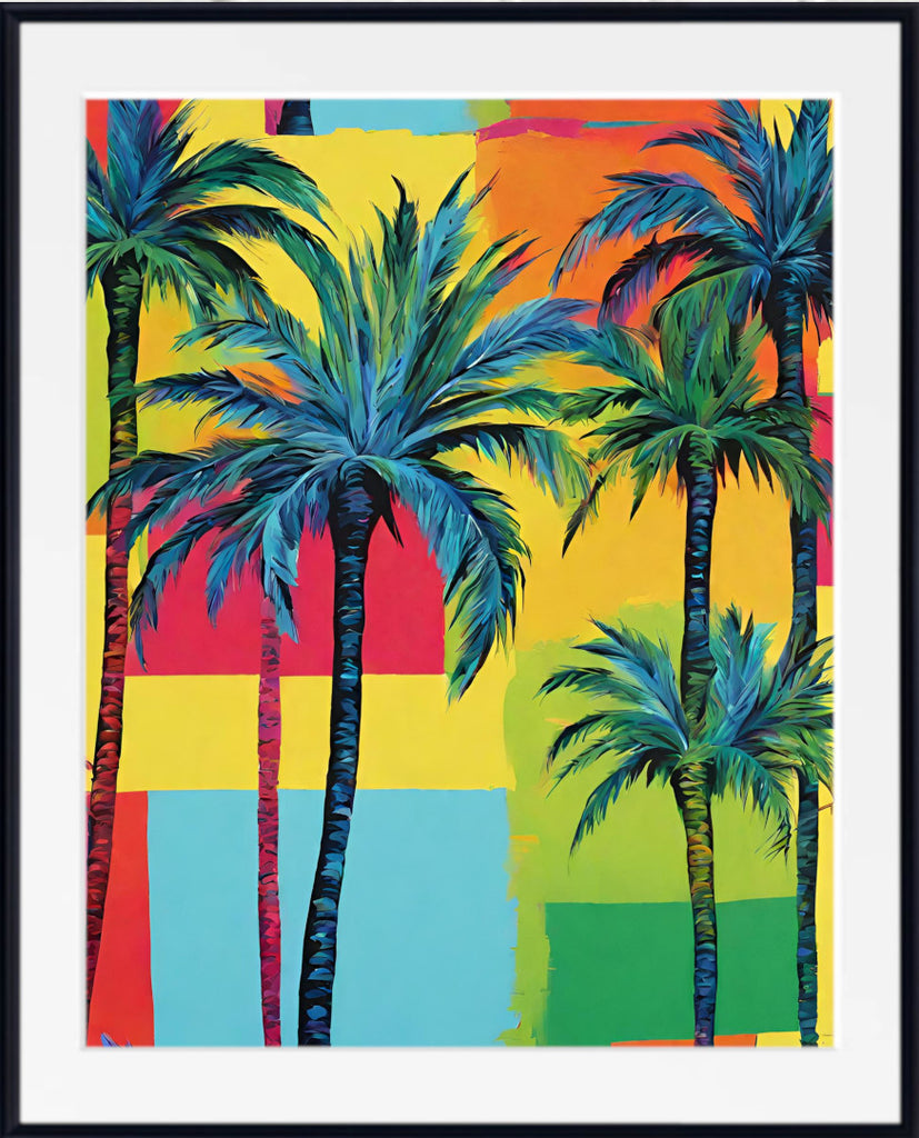 Pop Art Print - Palm Tree