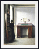 Wilhelm Hammershoi Fine Art Print, Interior With Lady Reading