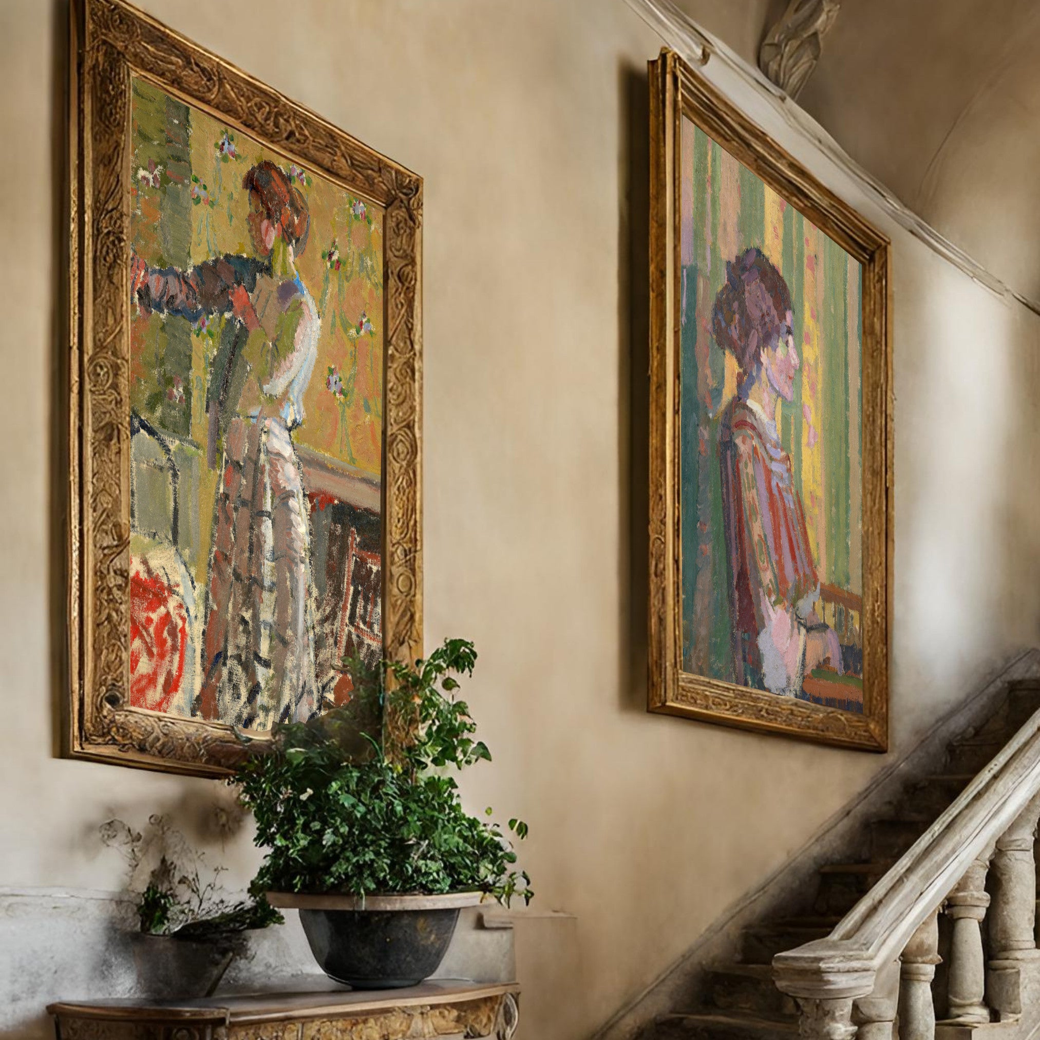 harold gilman prints for stairways