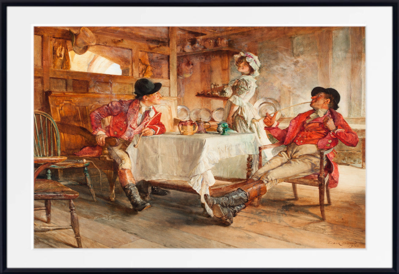 A Bit of Banter (1906) by Edgar Bundy