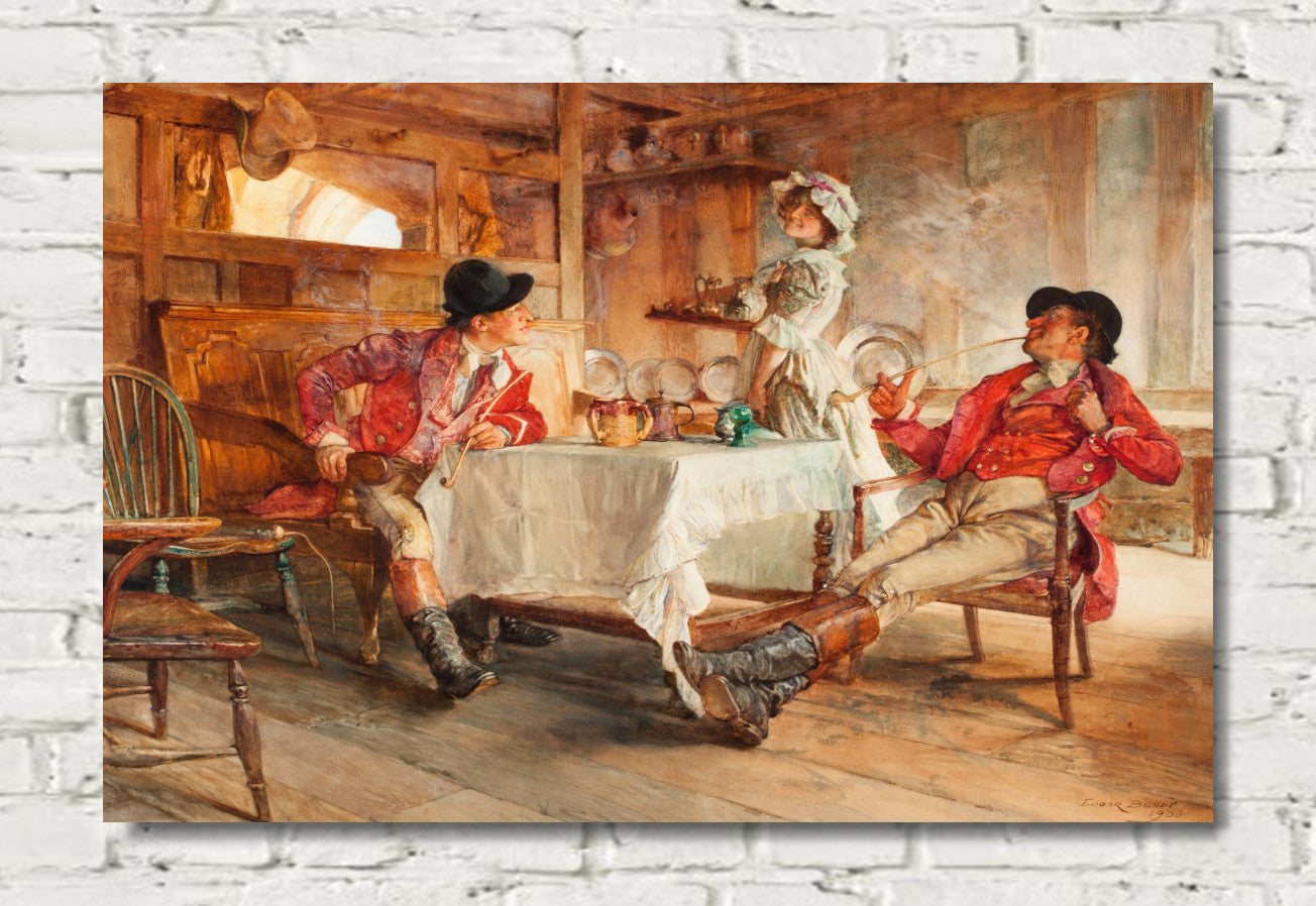 A Bit of Banter (1906) by Edgar Bundy