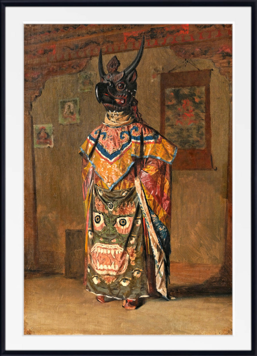 A Buddhist lama at Pemionchi Monastery by Vasily Vereshchagin