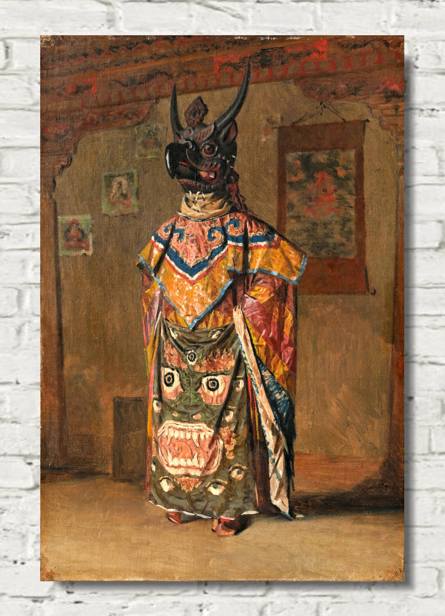 A Buddhist lama at Pemionchi Monastery by Vasily Vereshchagin