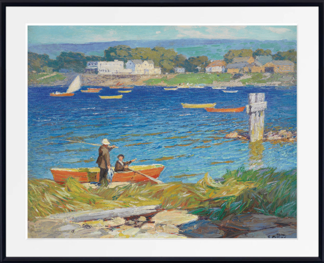 A Day’s Fishing (circa 1923) by Edward Henry Potthast