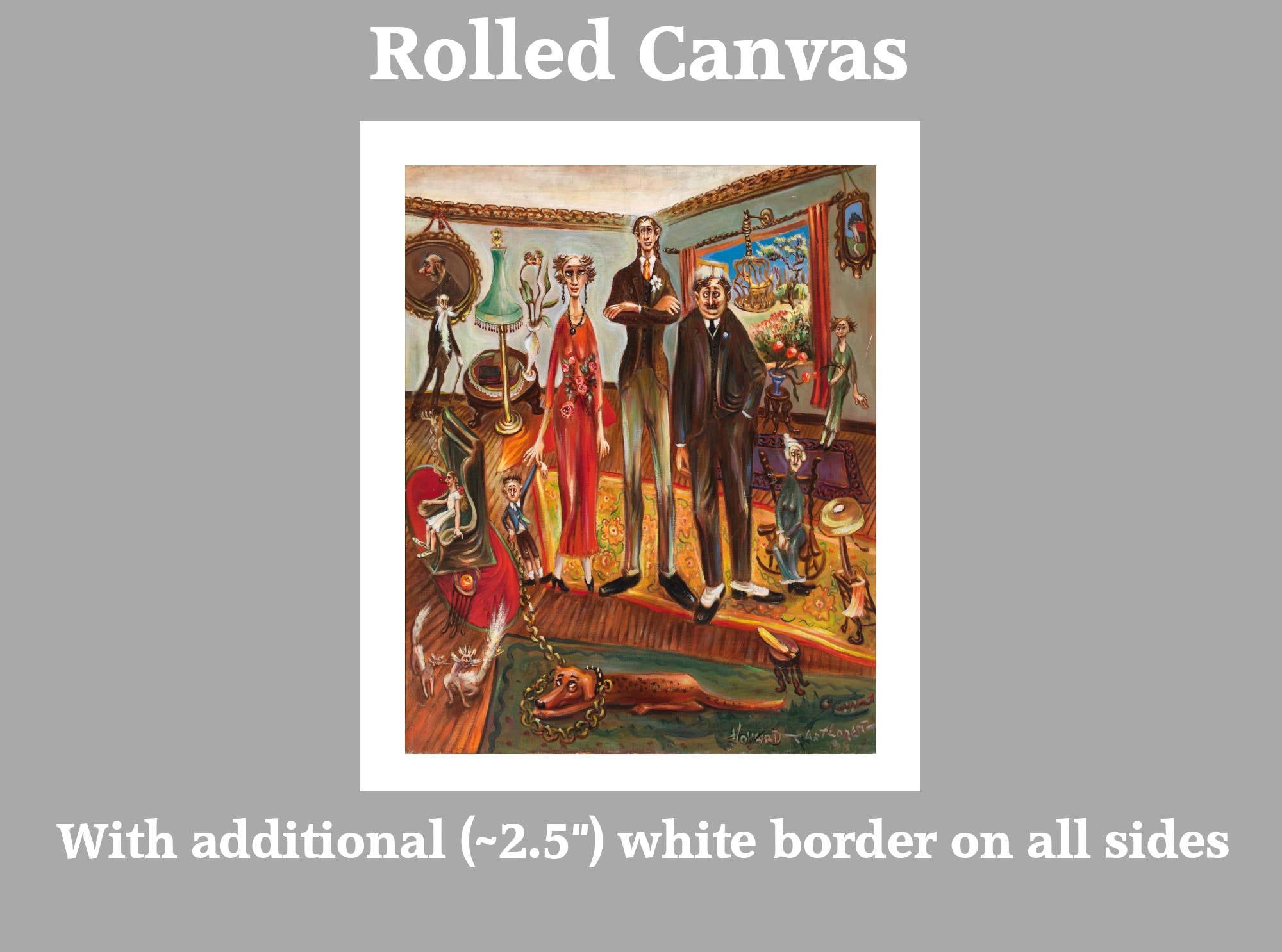 Howard Taft Lorenz Print, A Family (1938)