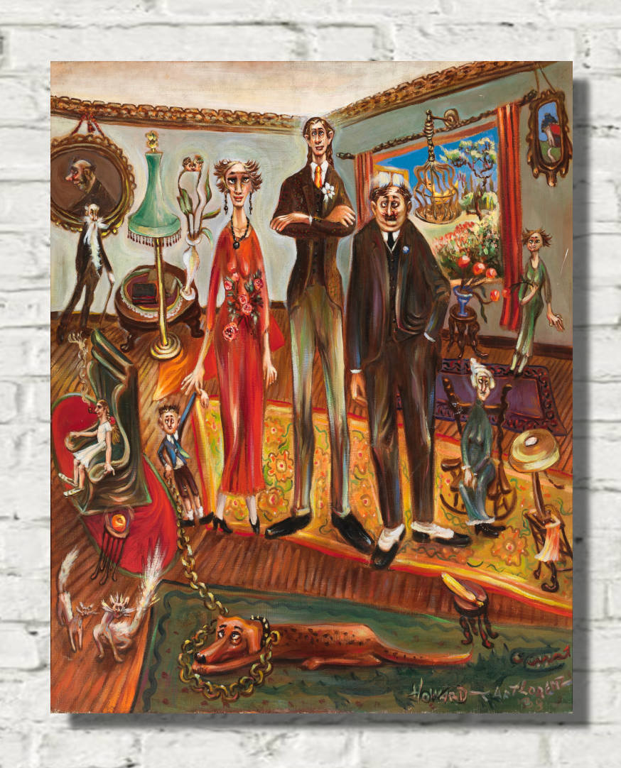 Howard Taft Lorenz Print, A Family (1938)