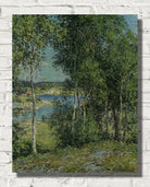 A Family of Birches by Willard Metcalf