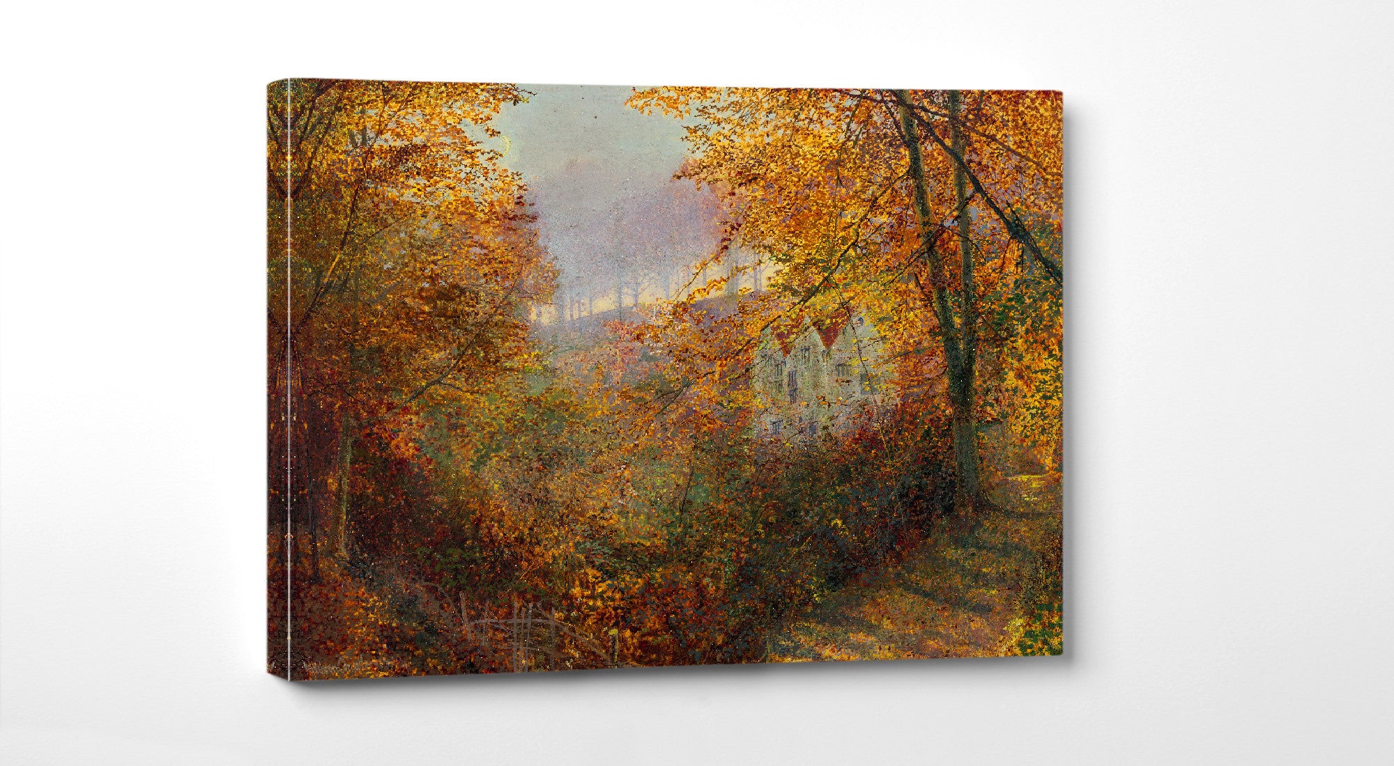 A House in a Clearing (1870), John Atkinson Grimshaw