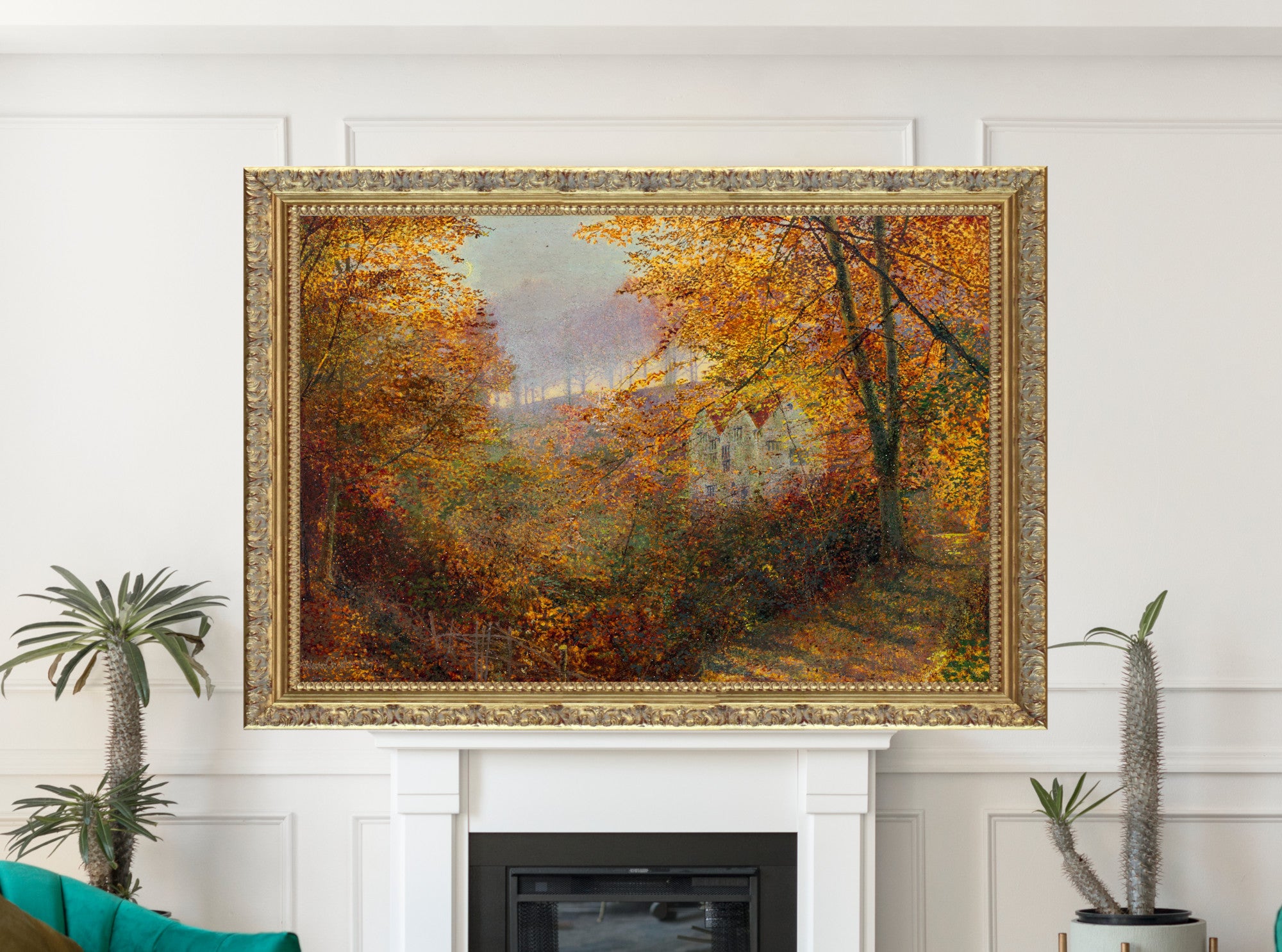 A House in a Clearing (1870), John Atkinson Grimshaw