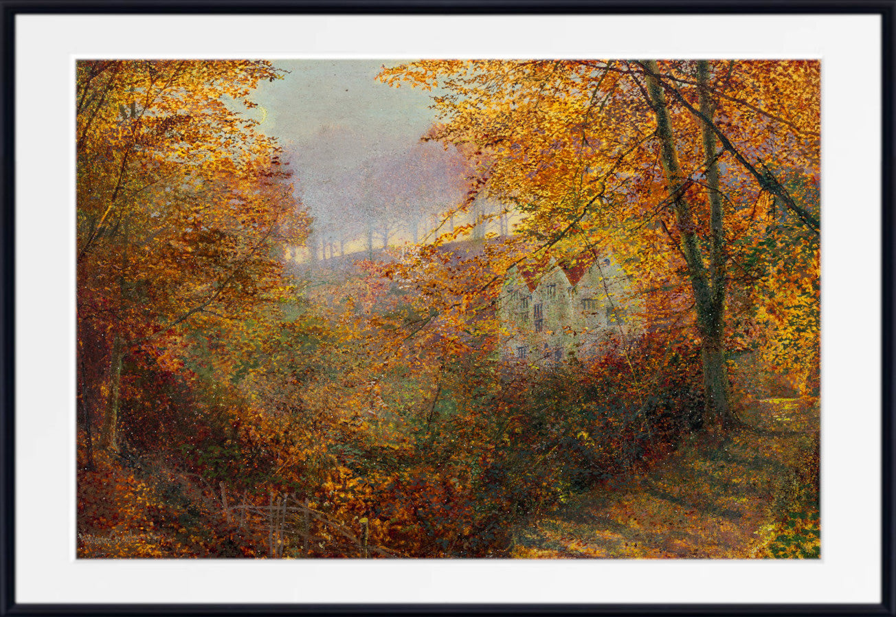 A House in a Clearing (1870), John Atkinson Grimshaw