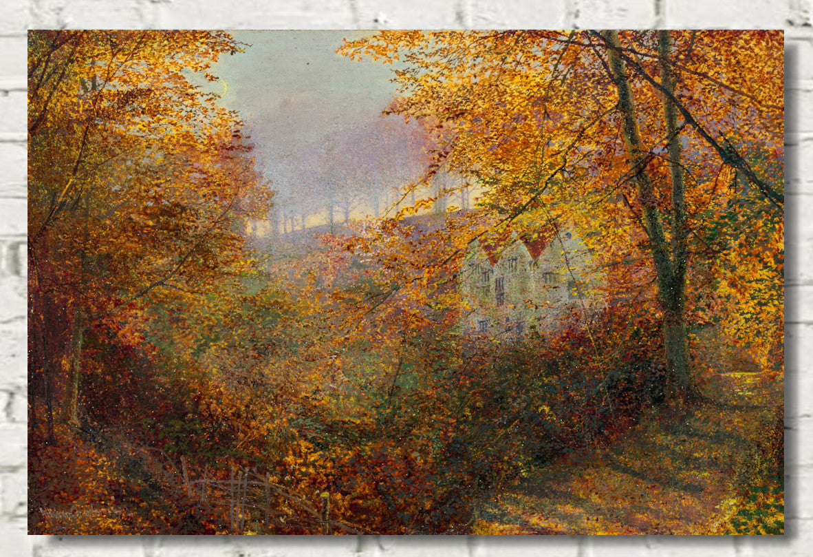 A House in a Clearing (1870), John Atkinson Grimshaw