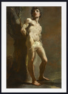A Male Nude Seen from the Front (St. Sebastian) by Ubaldo Gandolfi