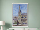 Cass Gilbert Print, A Market Day (Church of St. Jacques, Ghent, Belgium) (1897)