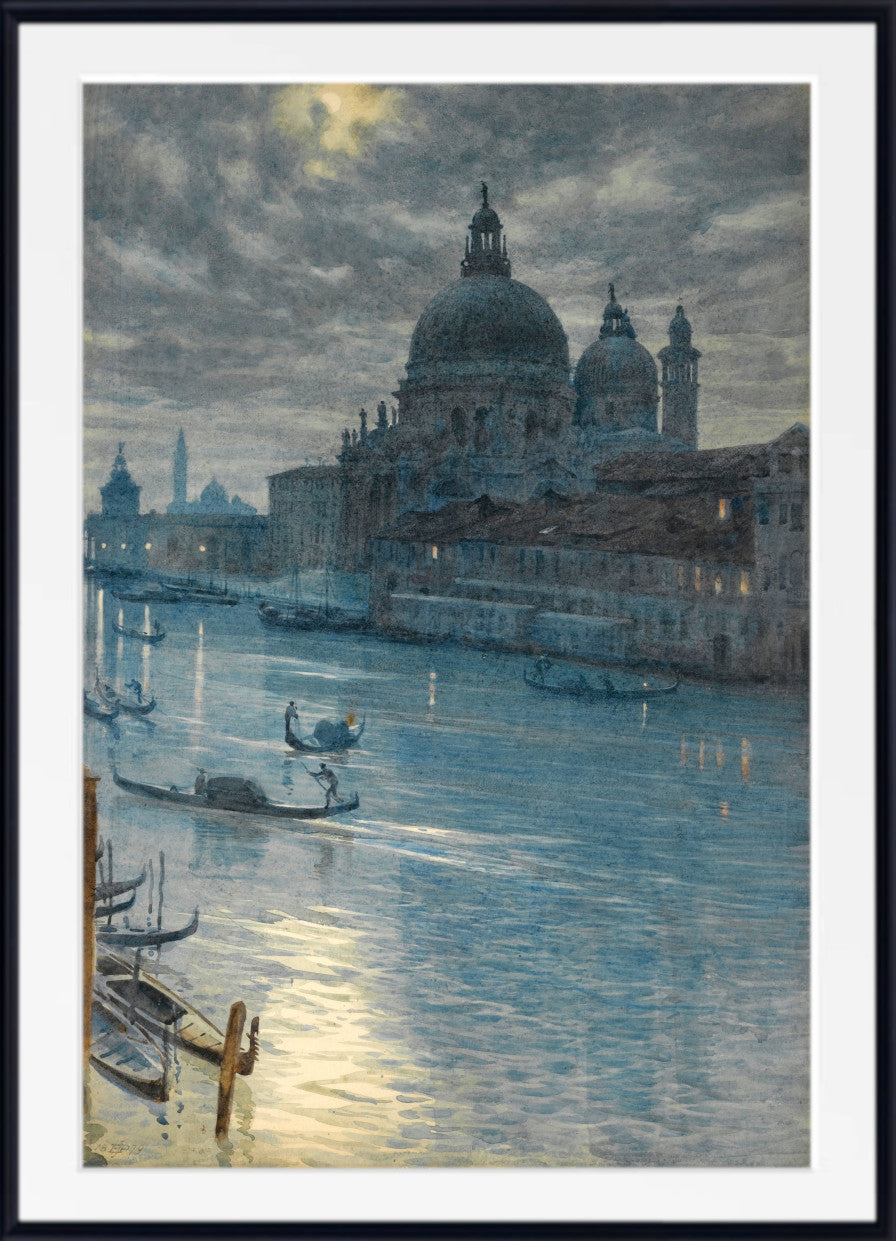 A Moonlight Scene, Venice (1879) by Edward Poynter