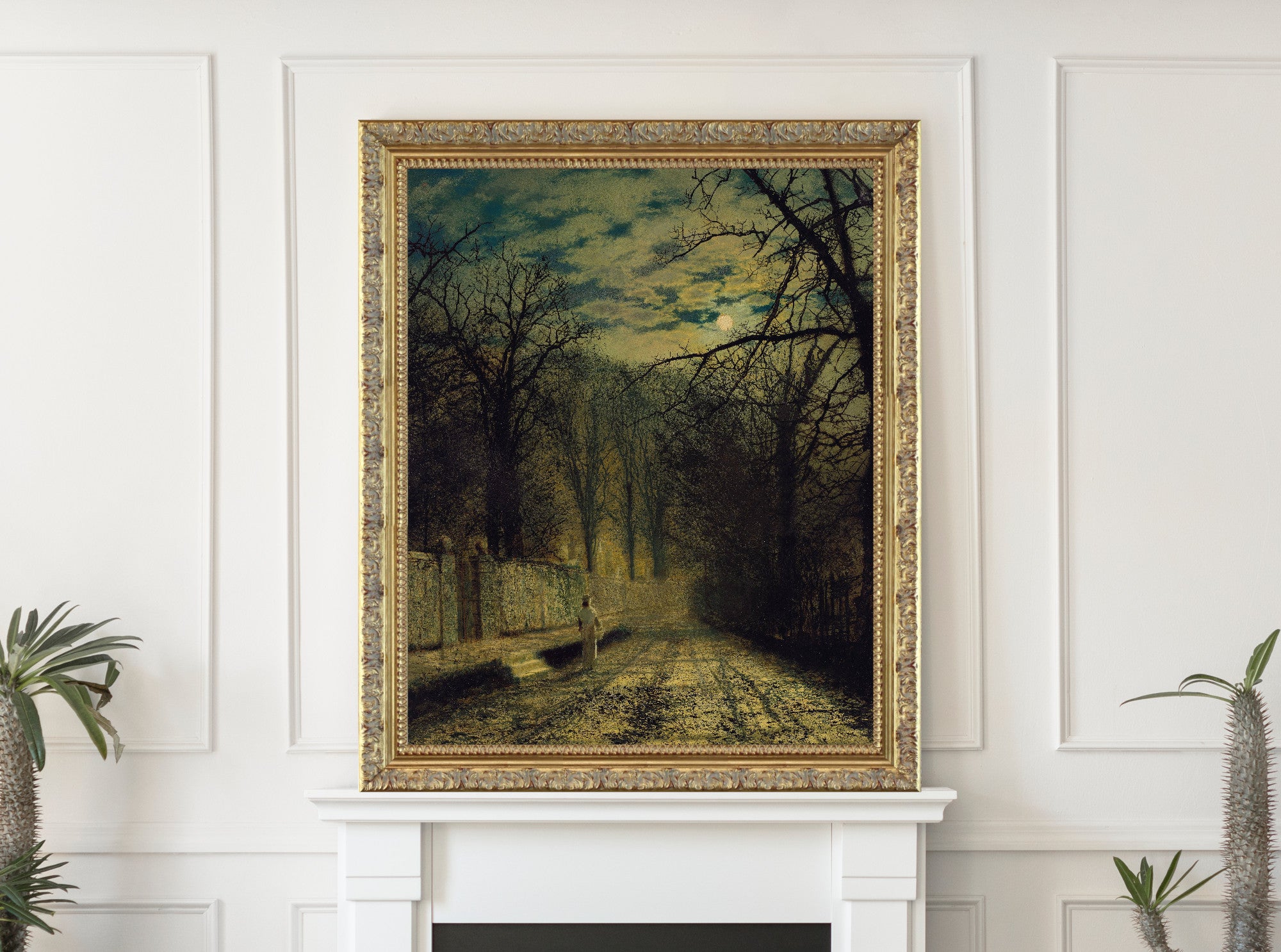 A Moonlit Street (1880), John Atkinson Grimshaw