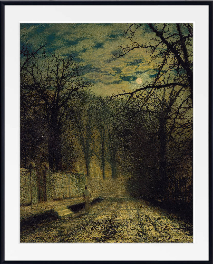 A Moonlit Street (1880), John Atkinson Grimshaw