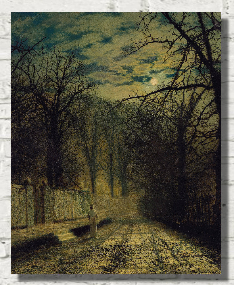 A Moonlit Street (1880), John Atkinson Grimshaw
