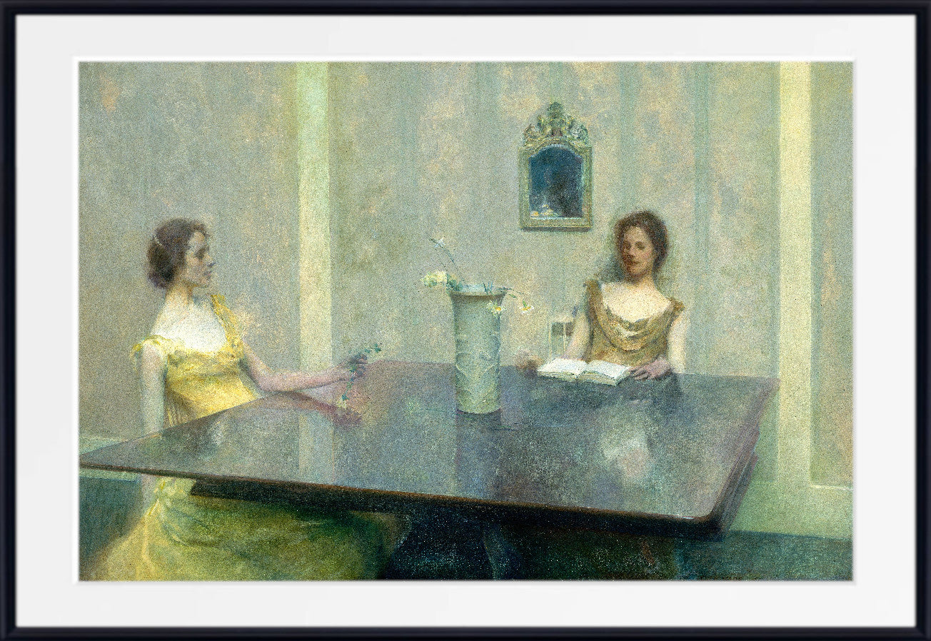 Thomas Dewing, A Reading (1897)