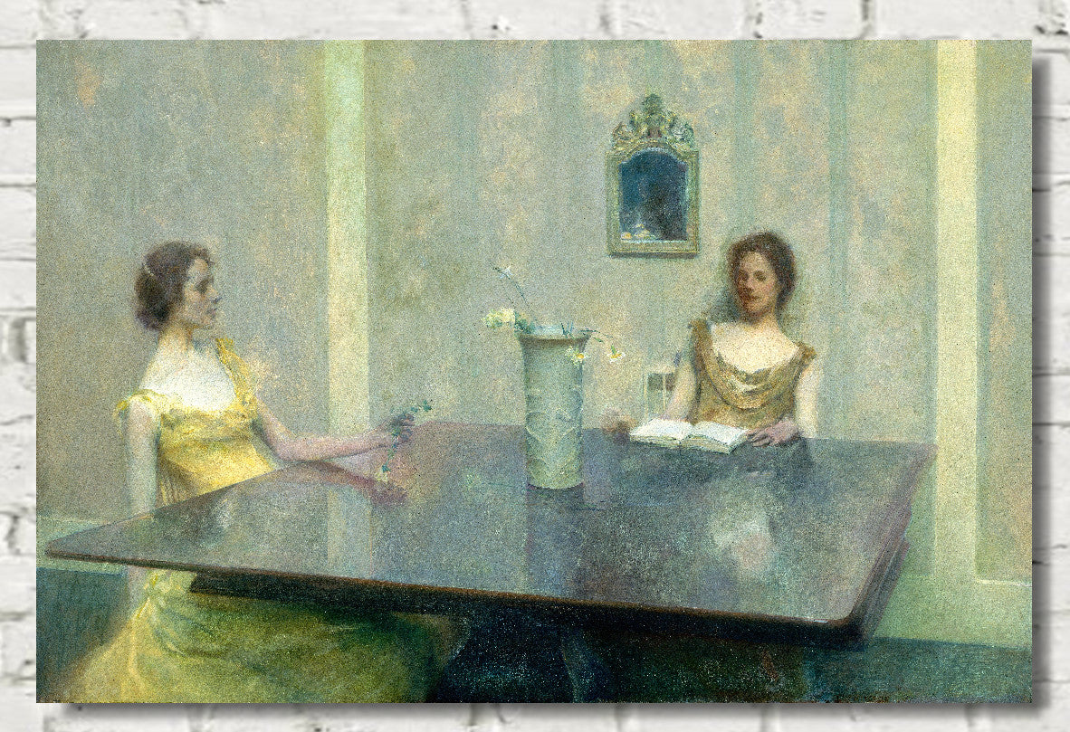 Thomas Dewing, A Reading (1897)