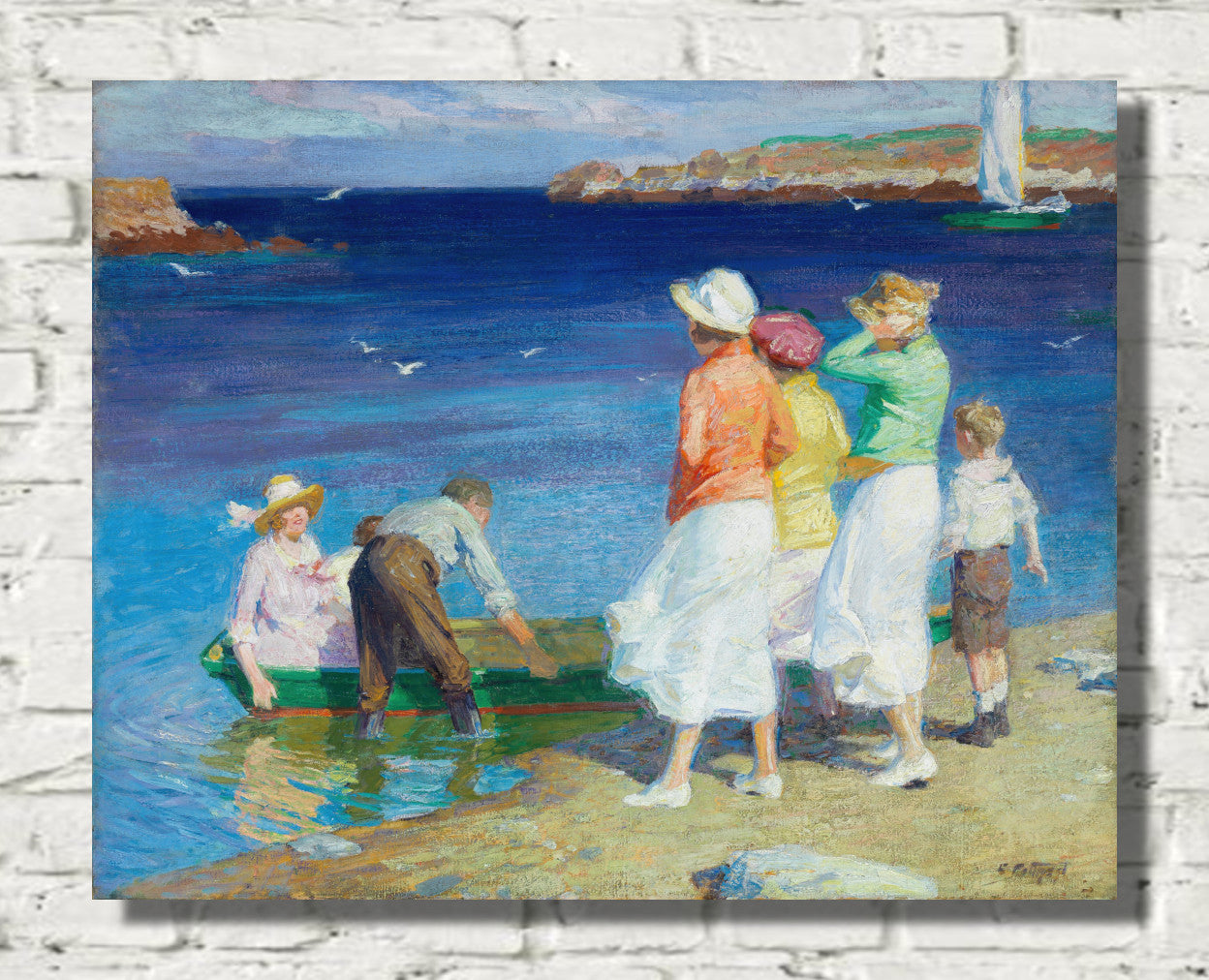 A Sailing Party (Going for a Sail) (circa 1924) by Edward Henry Potthast