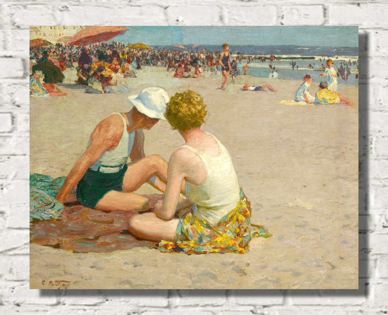 A Summer Vacation (circa 1920–1925) by Edward Henry Potthast