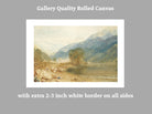 A View From The Castle Of St. Michael, Bonneville, Savoy, From The Banks Of The Arve River by Joseph Mallard William Turner