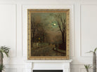 A Wet Road, Knostrop, Yorkshire (1886), John Atkinson Grimshaw