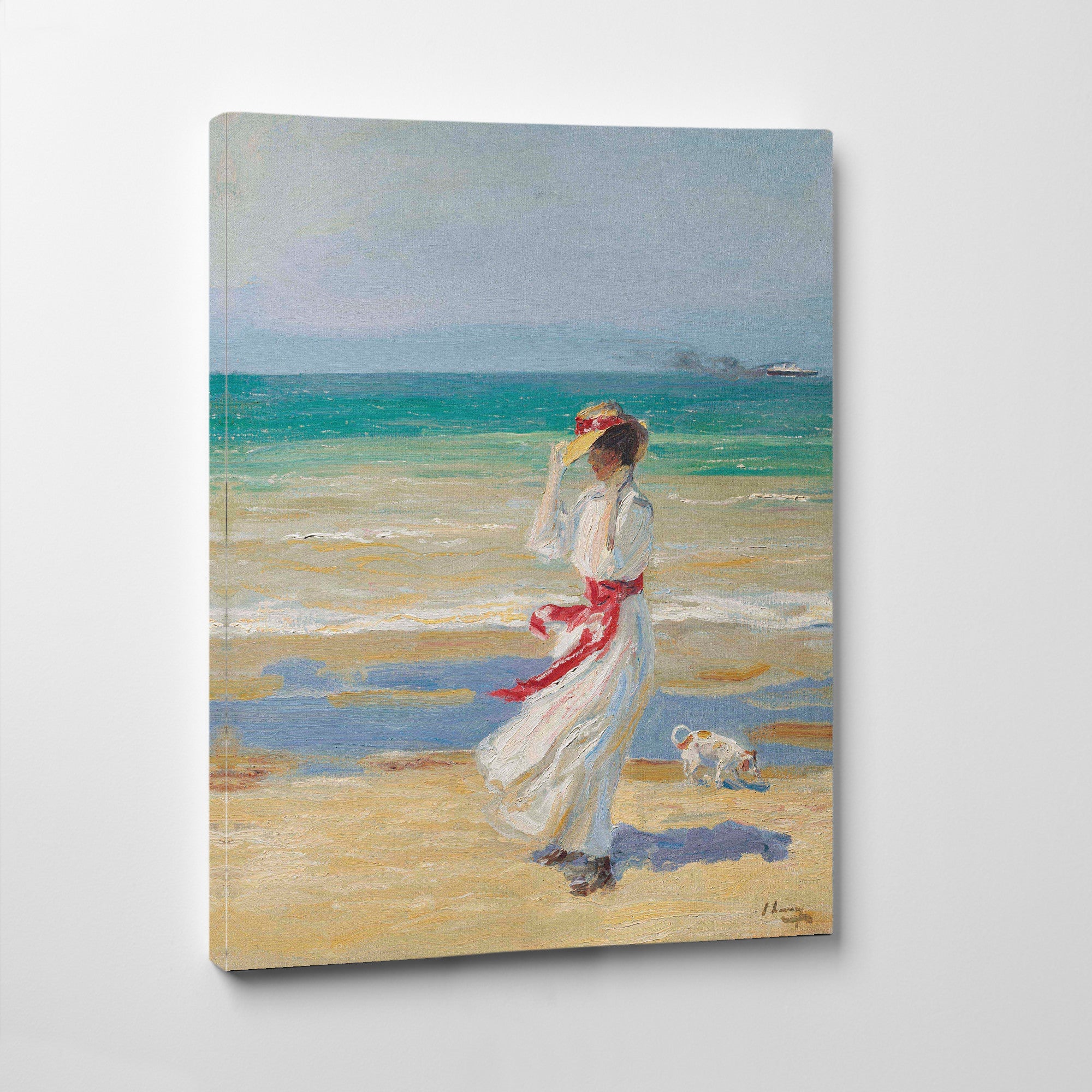 A Windy Day (circa 1908), John Lavery