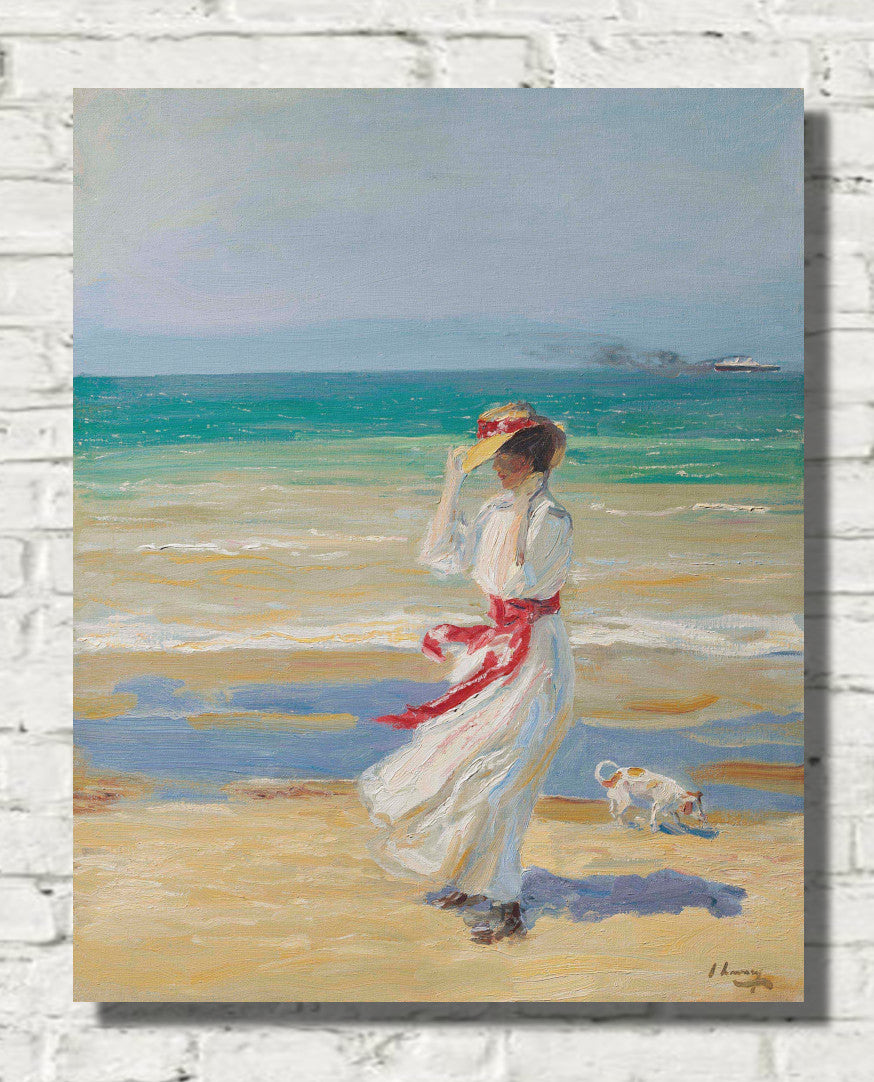 A Windy Day (circa 1908), John Lavery