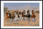 Frederic Remington, Old Masters Fine Art Print : Dash for the Timber
