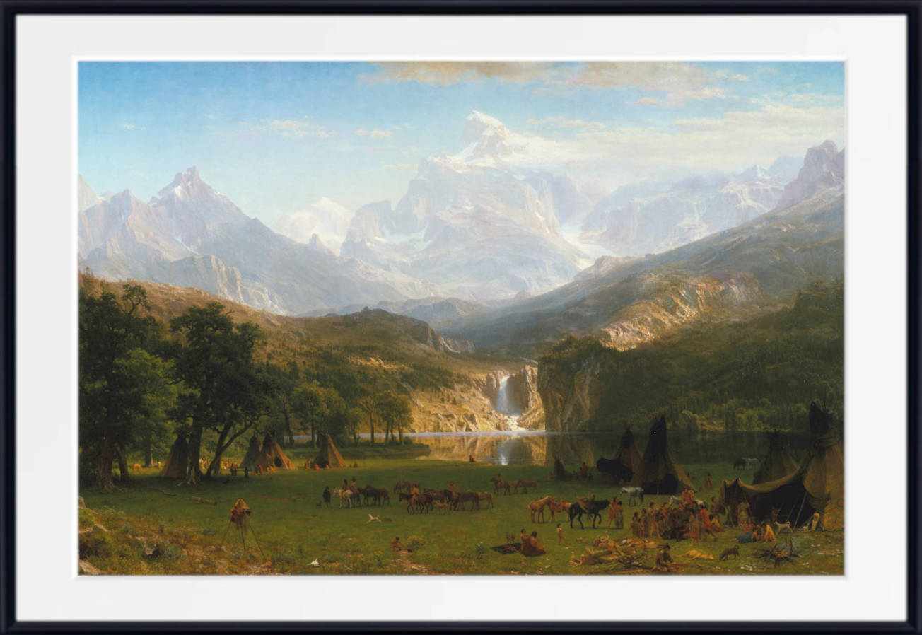 Albert Bierstadt Print : Lander's Peak