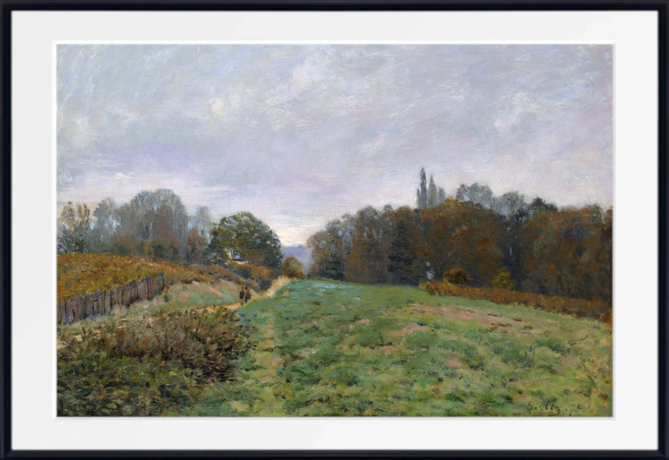 Alfred Sisley Fine Art Print Landscape at Louveciennes