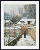 Alfred Sisley Fine Art Print Snow at Louveciennes
