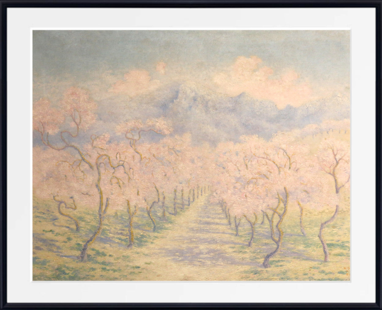 Almond trees, Balearic by William Degouve de Nuncques