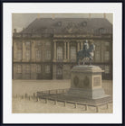 Wilhelm Hammershoi Fine Art Print, Amalienborg Square, Copenhagen