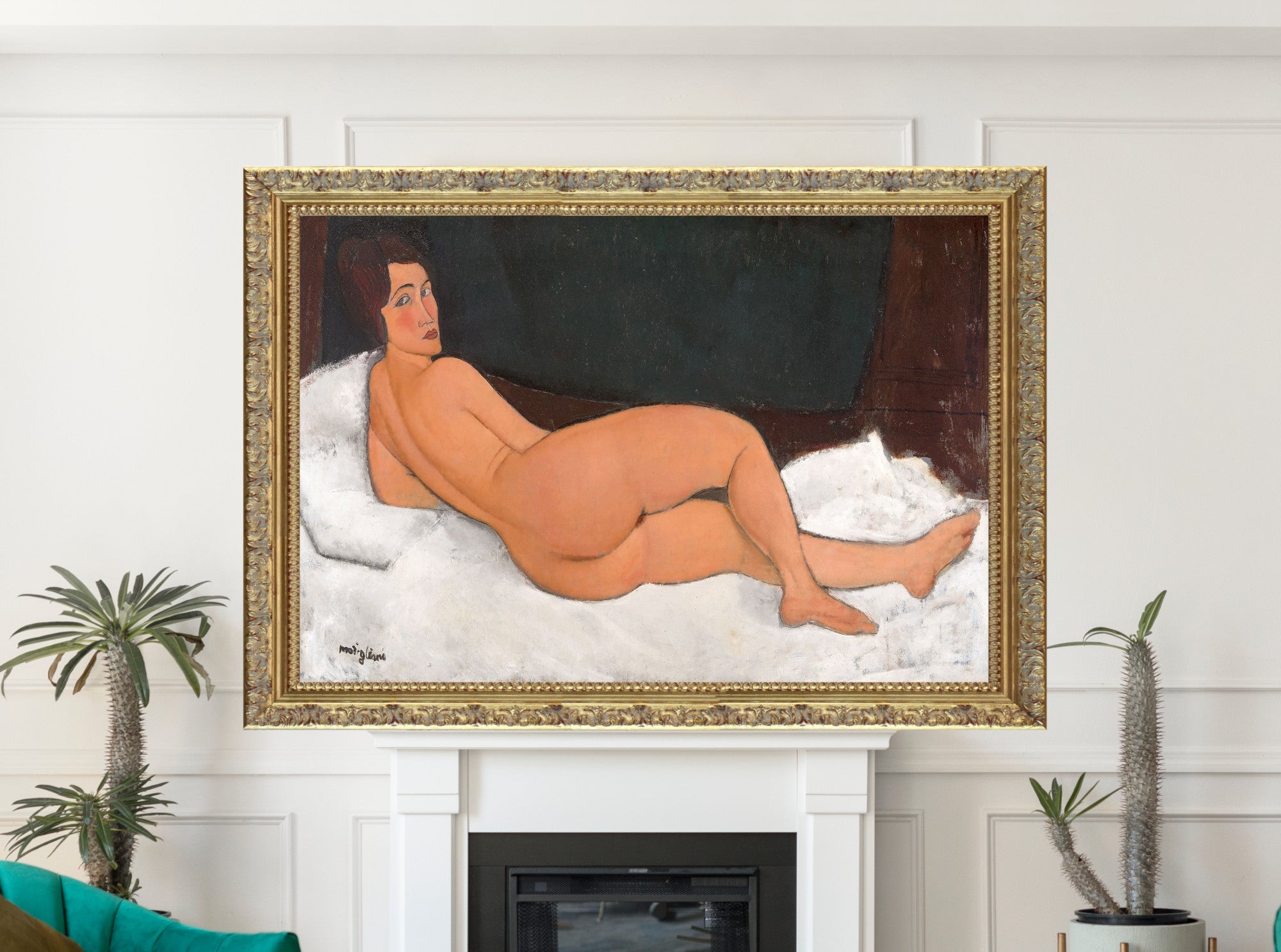 Amedeo Modigliani, Nu couché (sur le côté gauche)