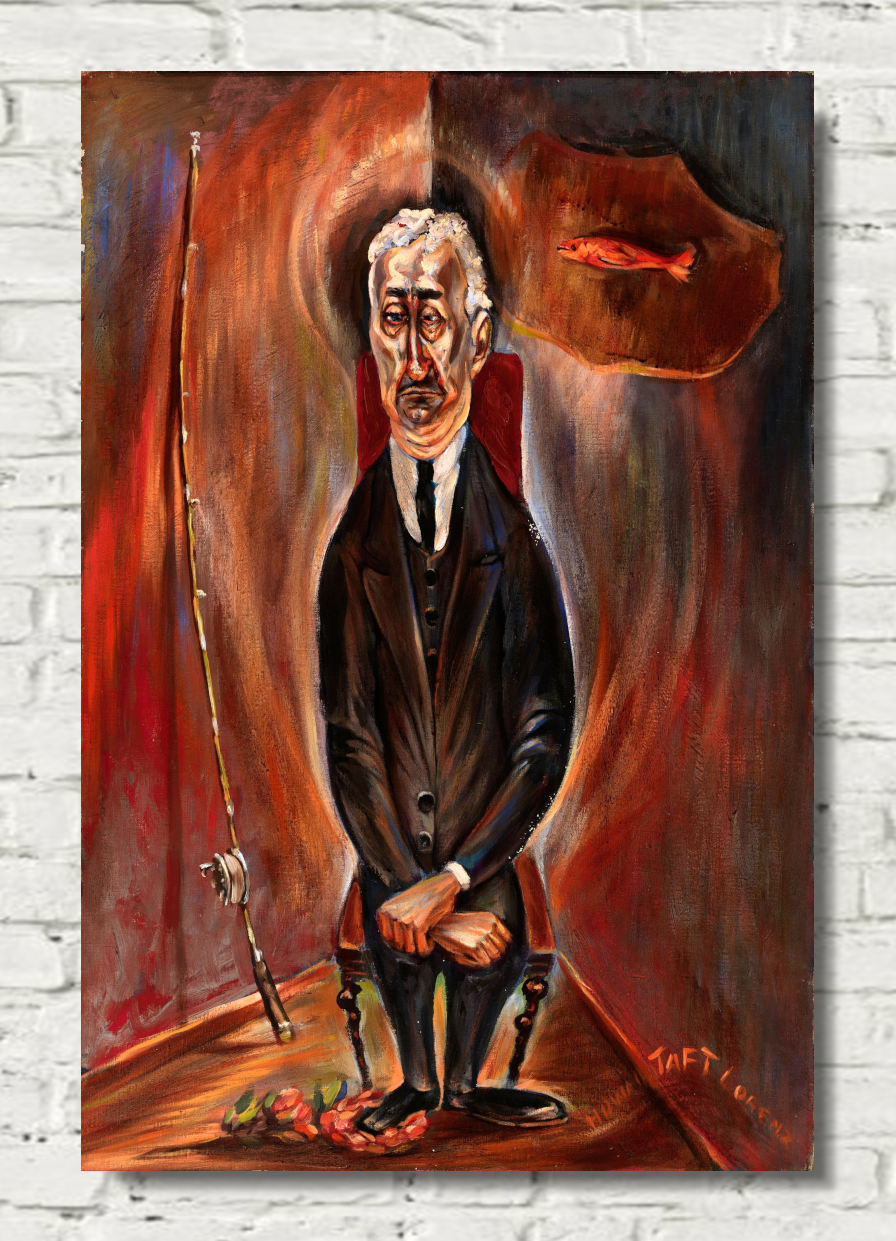 Howard Taft Lorenz Print, Angler