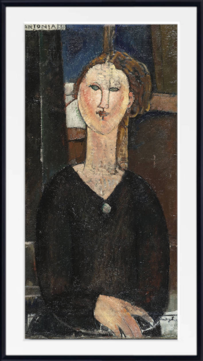 Amedeo Modigliani Fine Art Print, Antonia