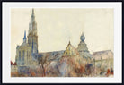 Cass Gilbert Print, Antwerp Cathedral (1899)