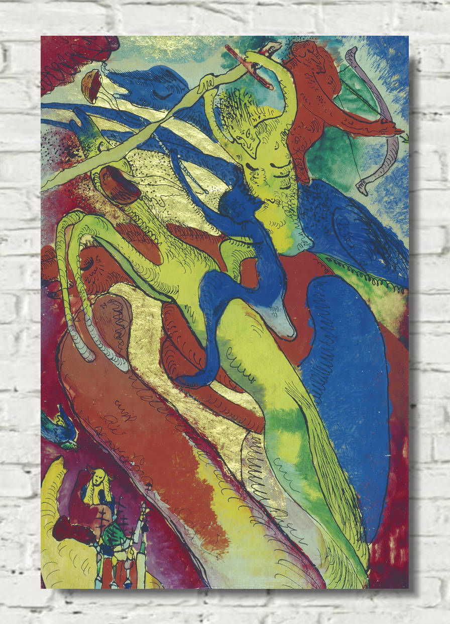 Wassily Kandinsky Print, Apocalyptic Riders I (1911)