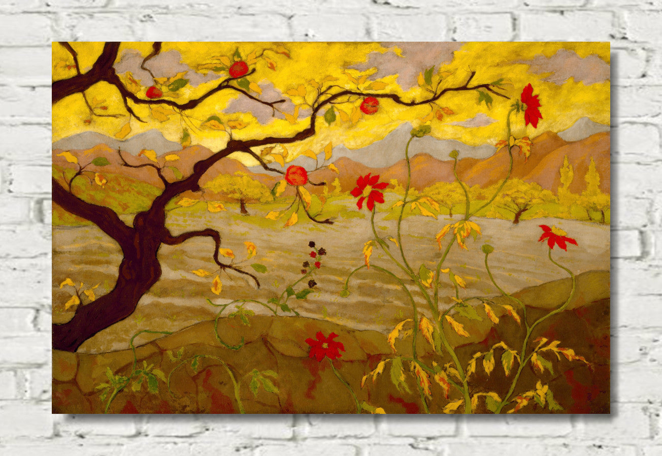 Apple Tree with Red Fruit by Paul Ranson